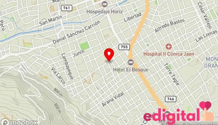 mapa de Boticas Leofarma Farmacia en Jaén
