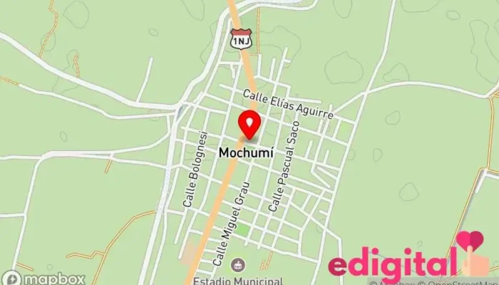 mapa de Boticas Mi Jesús Farmacia en Mochumí
