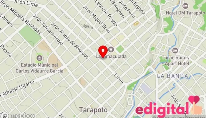 mapa de Boticas Mifarma Farmacia en Tarapoto