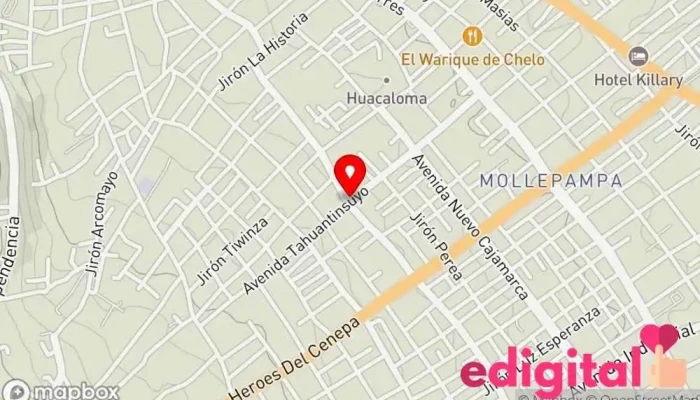 mapa de BOTICA'S PAIKO Farmacia en Cajamarca