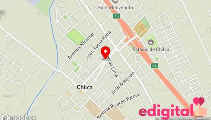 mapa de Boticas Perú Farmacia en Chilca