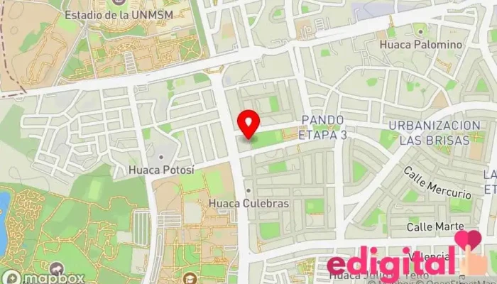 mapa de Boticas Perú Farmacia en Lima