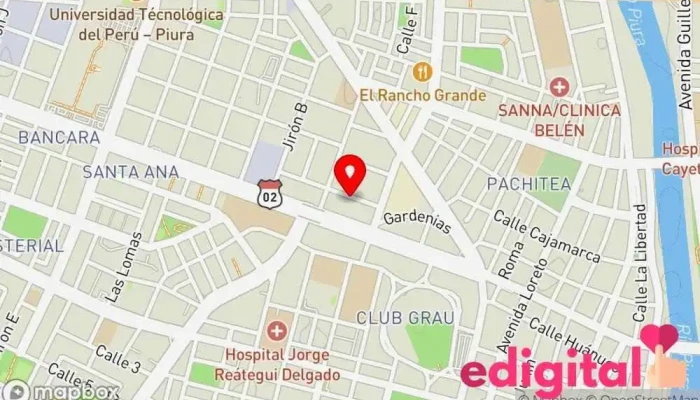 mapa de Boticas Perú Farmacia en Piura