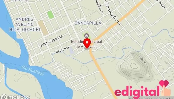 mapa de Boticas Socorro Farmacia en Aucayacu