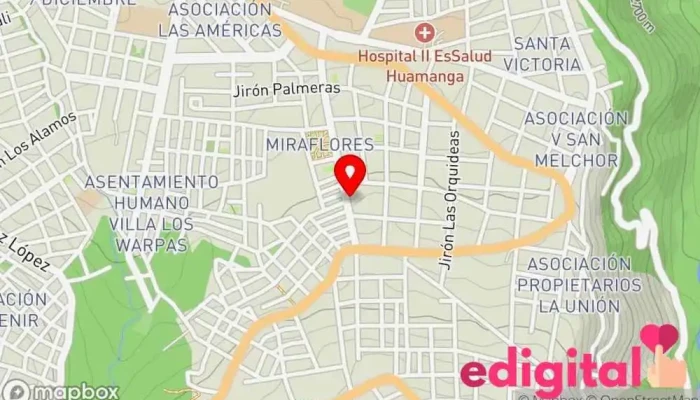 mapa de Boticas Viafarma Farmacia en Ayacucho