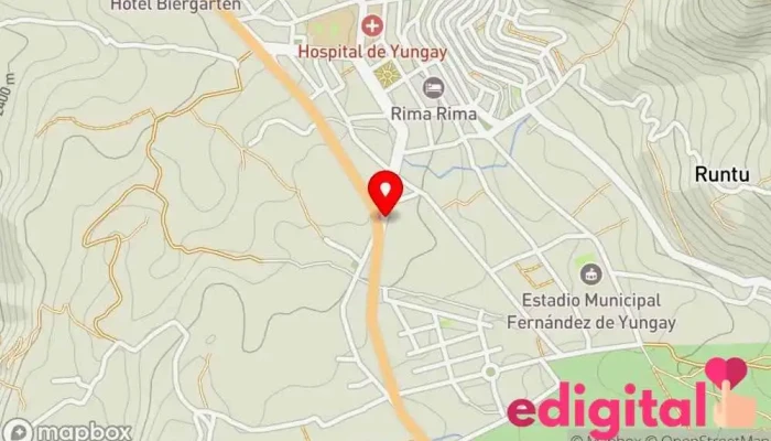 mapa de Botica's Virgen De Guadalupe Farmacia en Yungay