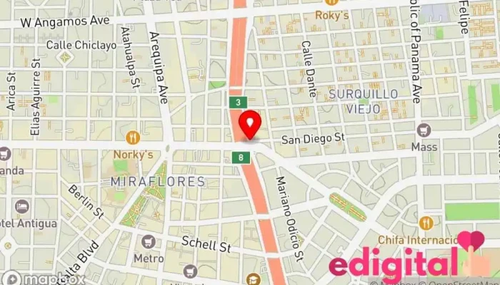 mapa de Boticas Y Salud - Surquillo 1 Ricardo Palma Farmacia en Surquillo