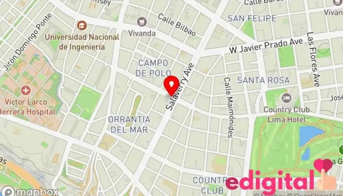 mapa de Boticas y Salud Farmacia en San Isidro