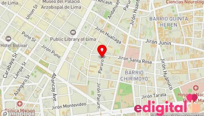 mapa de Boticas y Salud - Paruro Farmacia en Lima