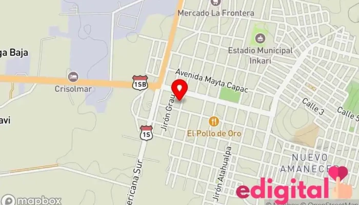 mapa de C.A.P. Villa Tupac Amaru - EsSalud Hospital en Pisco