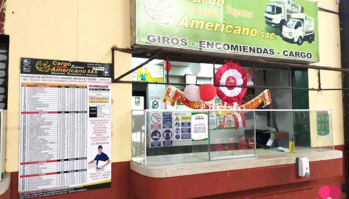 Cargo Express Americano Sac -  Instagram - Chimbote