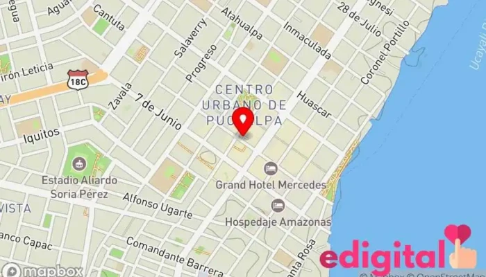 mapa de Casa Natural Farmacia en Pucallpa