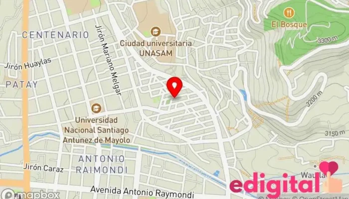 mapa de CISEA NICRUPAMPA Centro escolar en Huaraz