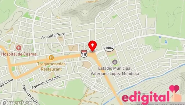 mapa de Colectivos A Huaraz Servicio de transporte en Casma