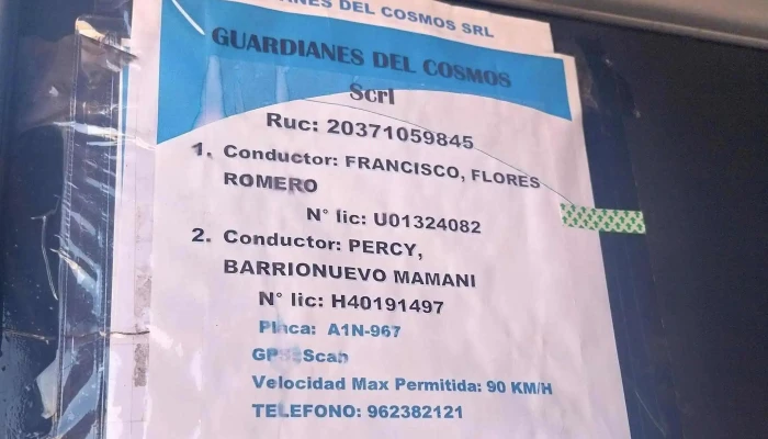 Cosmos Buss -  Comentarios - Arequipa