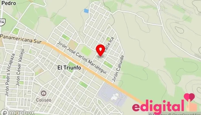 mapa de Cruce la joya Farmacia en La Joya