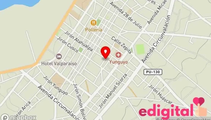 mapa de D Farmacia en Yunguyo
