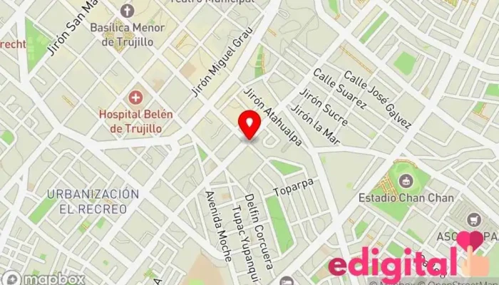 mapa de DC Farma EIRL Farmacia en Trujillo