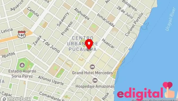 mapa de Dermalab BOTICA Farmacia en Pucallpa