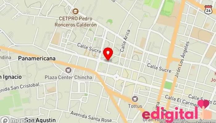 mapa de DERMASALUD FARMACIA MAGISTRAL Farmacia en Av. Santos Nagaro 214