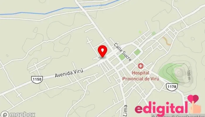 mapa de Di Brujitas Farmacia en Virú