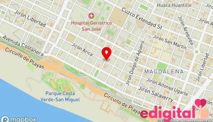 mapa de Drogueria ABC Farma EIRL Farmacia en Lima