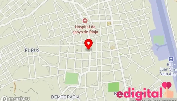 mapa de DROGUERIA PHARMA AMAZON Farmacia en Rioja
