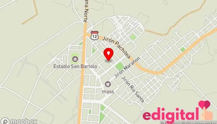mapa de Dulcefarma Farmacia en Santa