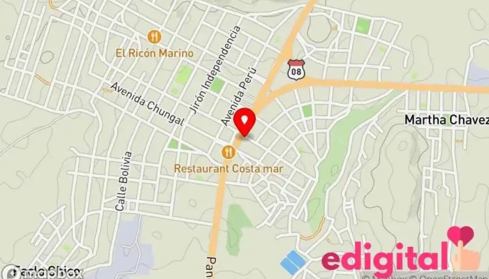 mapa de Eco Farma Farmacia en Ciudad de Dios