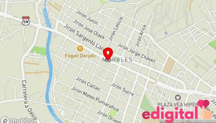 mapa de El Arca Botica Farmacia en Tarapoto