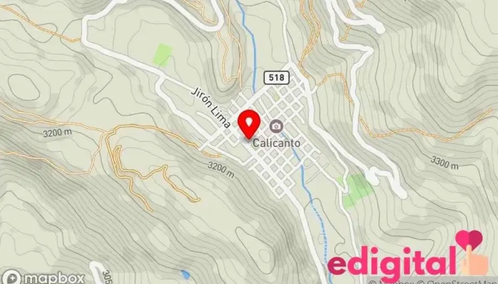 mapa de El Cerreñito Servicio de transporte en Corongo