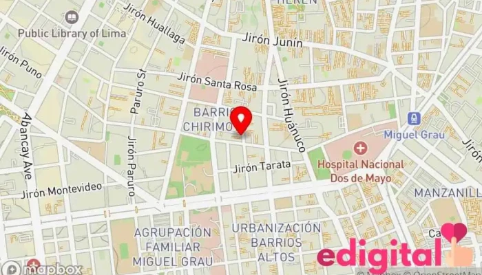 mapa de Elipharma Farmacia en Lima