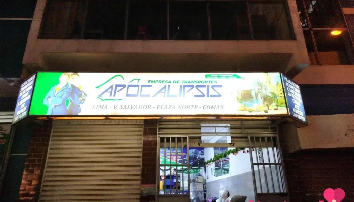 Empresa de transporte Apocalipsis - Jauja 12601
