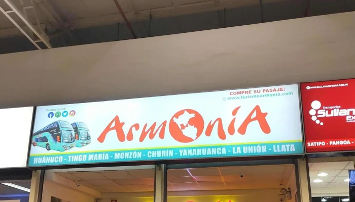 Empresa de Transportes Turismo Armonia Sa. - Huánuco 10001