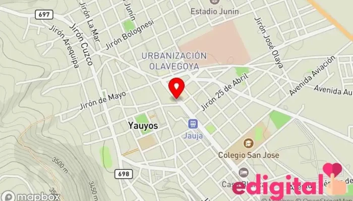 mapa de Erlifarma Farmacia en Jauja