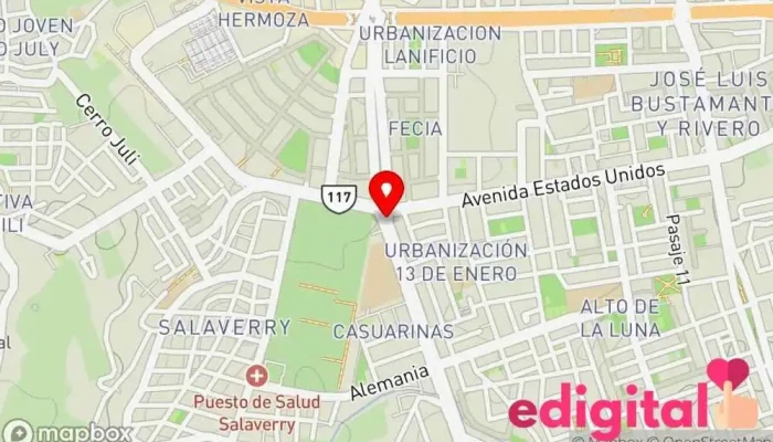 mapa de Estación Apacheta  en Arequipa