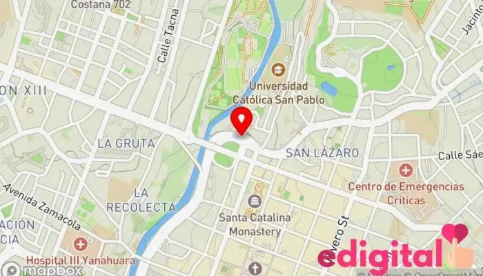 mapa de Estación Grau  en Arequipa