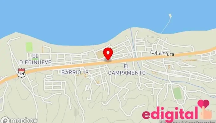 mapa de Farma Center Farmacia en Caleta Cruz