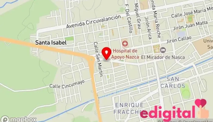 mapa de Farma City Farmacia en Nasca
