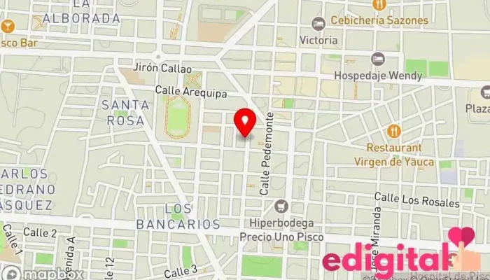 mapa de Farma Plusahorro Botica - Perfumeria Farmacia en Pisco