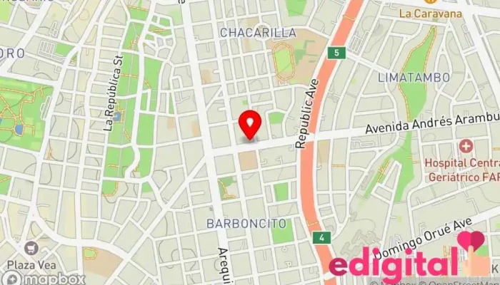 mapa de Farmacia Aramburu Farmacia en San Isidro