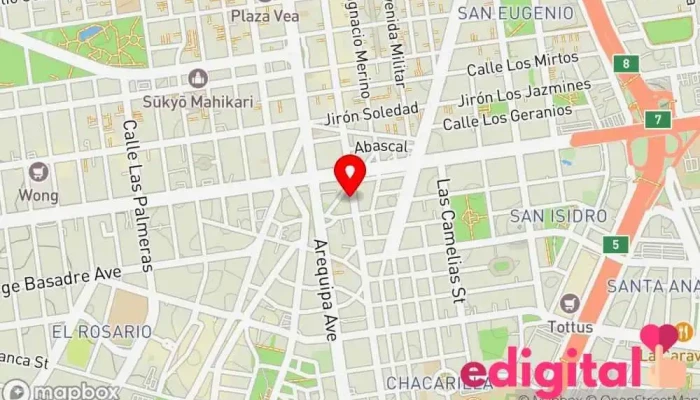 mapa de Farmacia Barca Farmacia en San Isidro