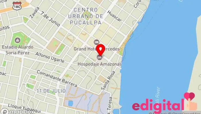mapa de Farmacia Buendia Farmacia en Pucallpa