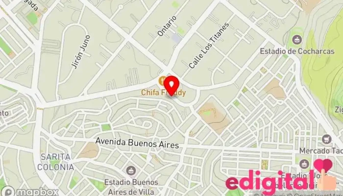 mapa de Farmacia Clínica La Campiña Farmacia en Lima
