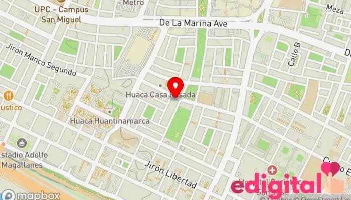 mapa de Farmacia Corazón de Jesús Farmacia, Perfumería, Juguetería en San Miguel