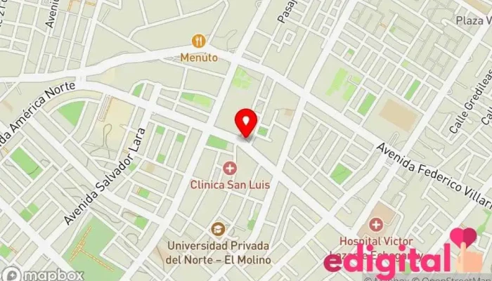 mapa de Farmacia Cristo Redentor Farmacia en Trujillo