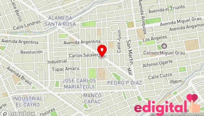 mapa de Farmacia Cristo Salvador II EIRL Farmacia en Arequipa