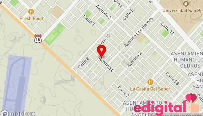 mapa de Farmacia Dra. Kelly Farmacia en Nuevo Chimbote