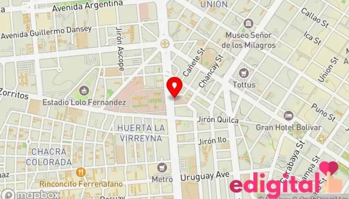 mapa de FARMACIA EMERGENCIA Farmacia en Lima