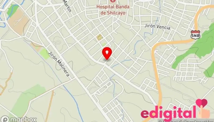 mapa de Farmacia especializada SANTA ROSALIA Farmacia en Tarapoto